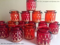 DIY Candle holder decor | Diwali Return Gift | Moroccan lamps