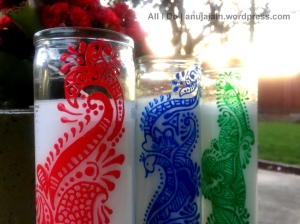 Henna Candles | DIY Diwali Decor 